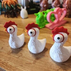 Hei Hei 3D Printed Chickens